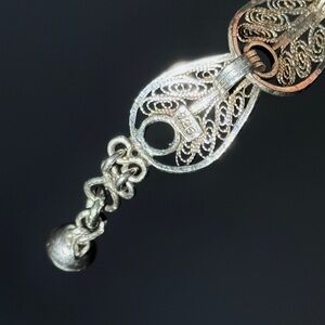 Vintage Sterling Silver Filigree Bracelet